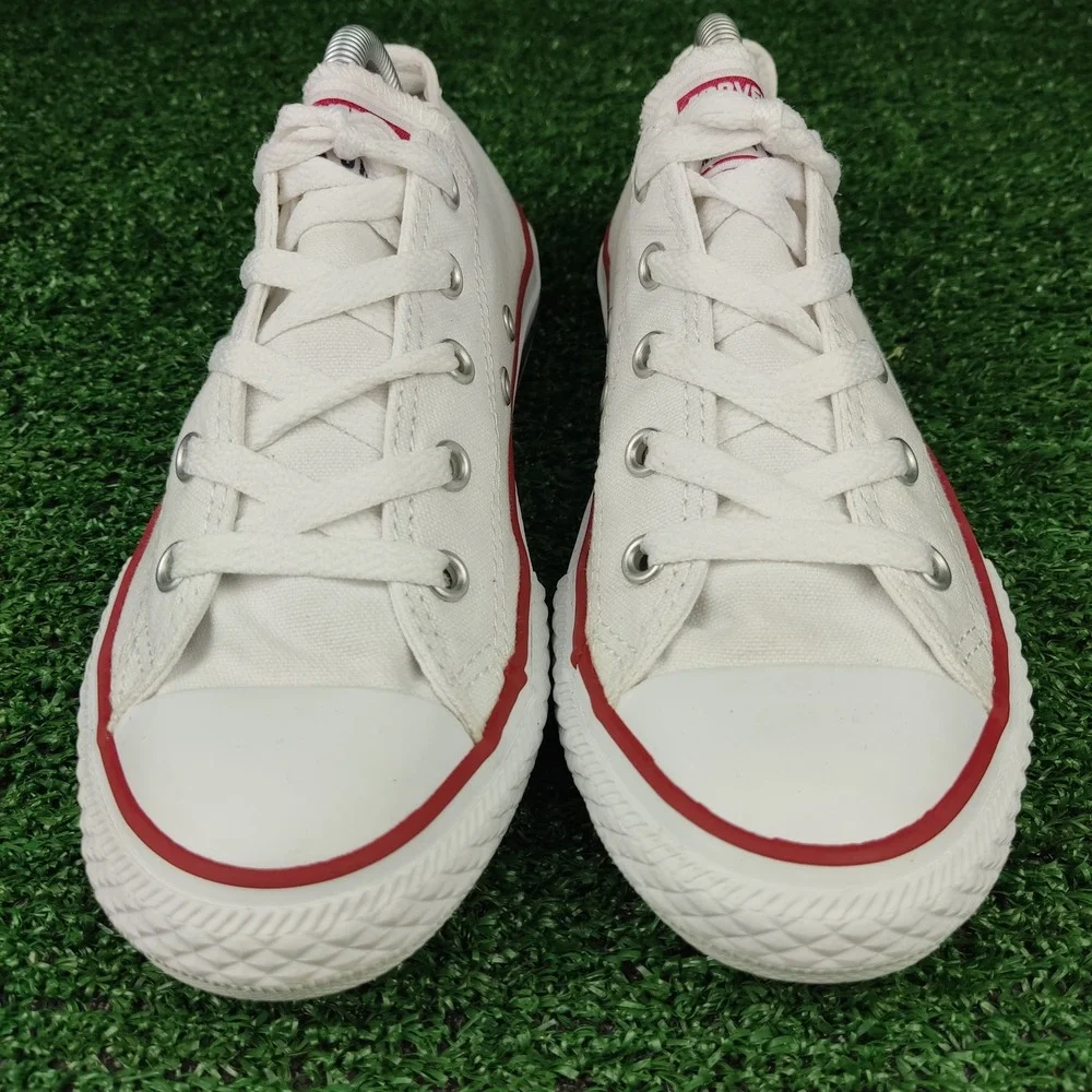 Converse Sneakers Youth 3 White Chuck Taylor All Star Low Top Canvas Shoes 3J256